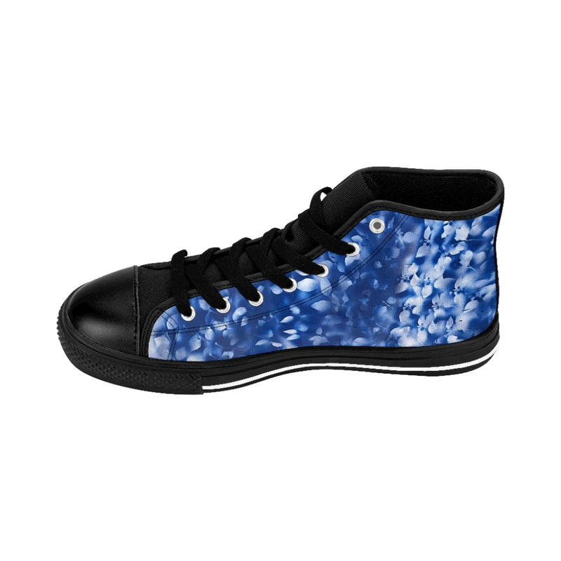Remembrance Blue Women's High-Top Custom Sneakers