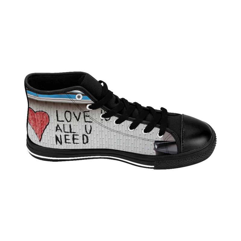 Love is All U Need Women's High-Top Custom Sneakers