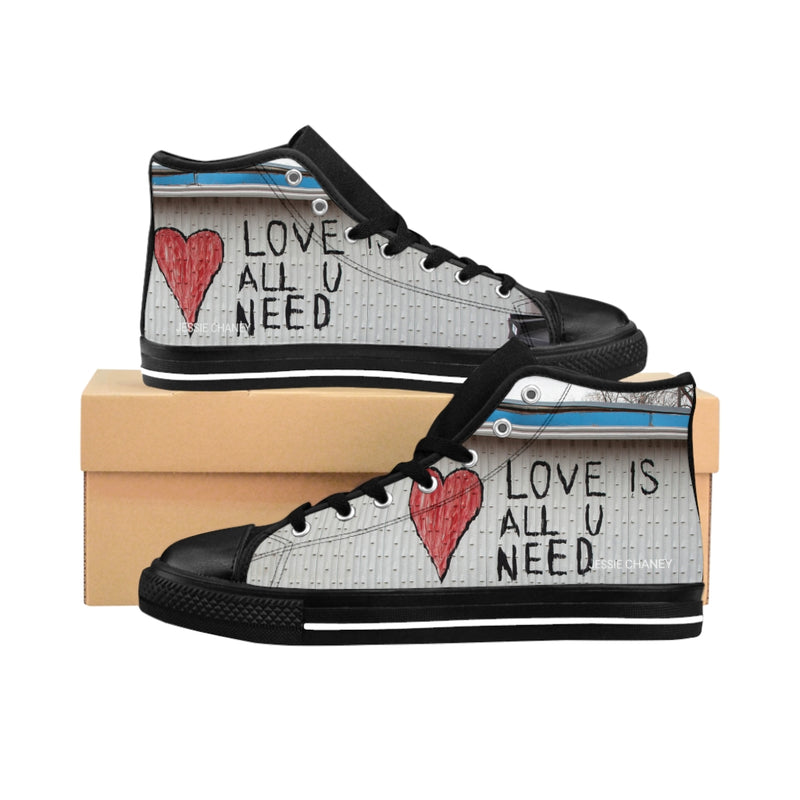 Love is All U Need Women's High-Top Custom Sneakers